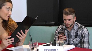 Dani Daniels Tip the Waiter hd pornstar stockings