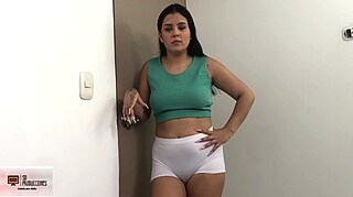 Riding My Stepsons Cock To Lower His Horniness - Creampie - Porno En Espanol brunette tattoo hd