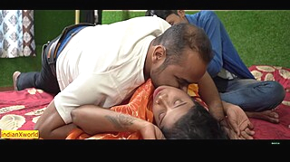 18yrs Village Wife Paying Room Rent! Hindi Best Wife Sharing Sex brunette threesome hd