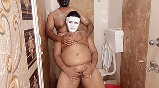 Sexy Was Left By Stepbrother-in-law In The Bathroom - Shruti Bhabhi hd big ass big tits