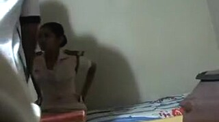 Srilanakan Lady Trainee Drilled With Instructor in Academy indian  